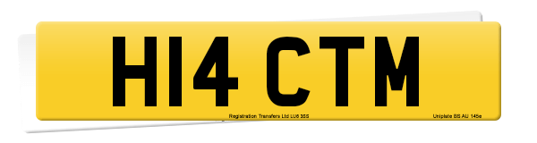 Registration number H14 CTM